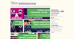 Desktop Screenshot of birminghamunison.co.uk