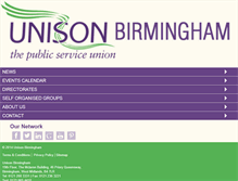 Tablet Screenshot of birminghamunison.co.uk